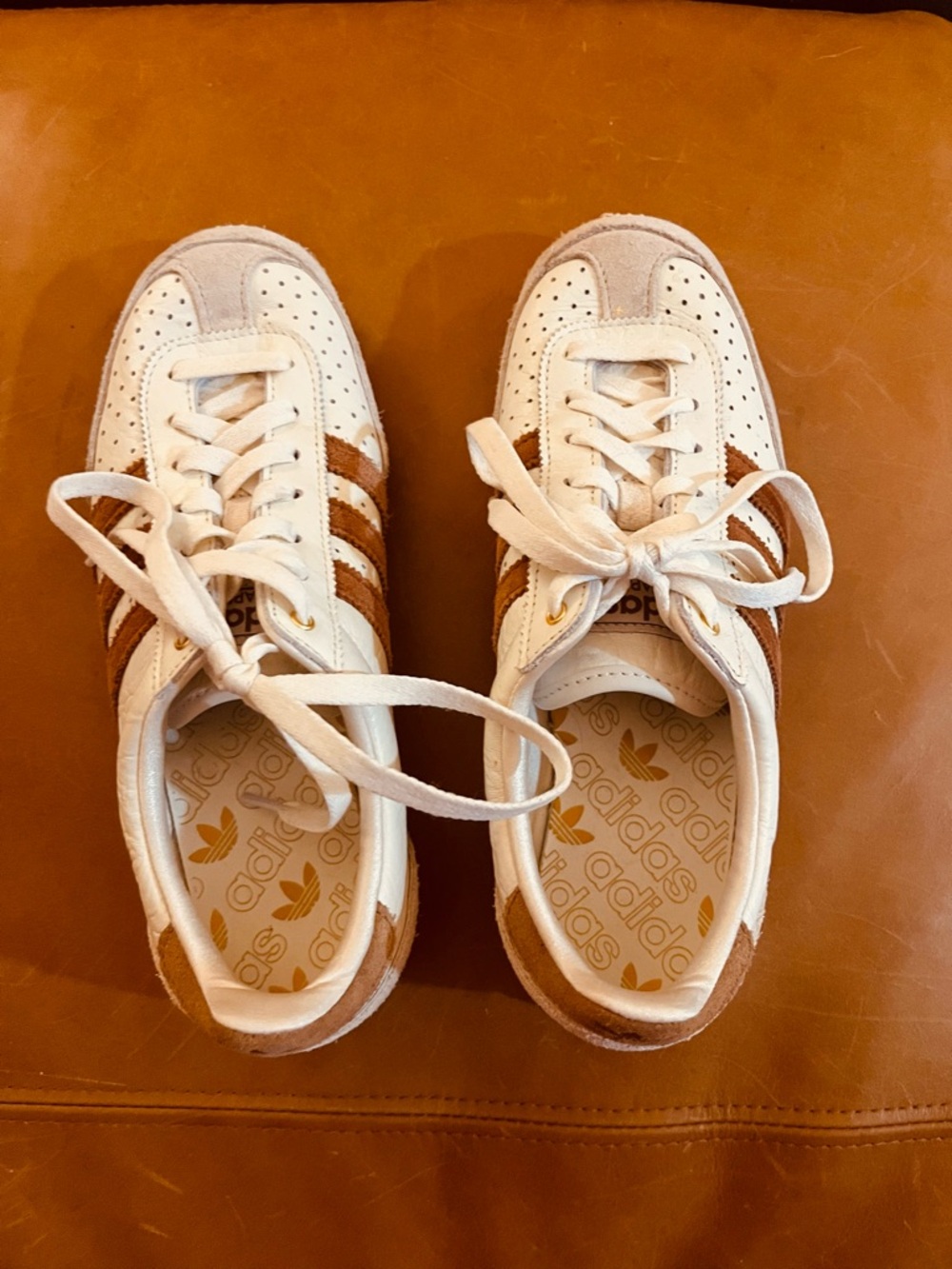 Adidas Japan White & Brown Sneakers